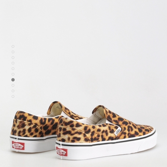 Vans Leopard Cheetah Print Slip-On Sneakers 8.5 - Picture 3 of 12